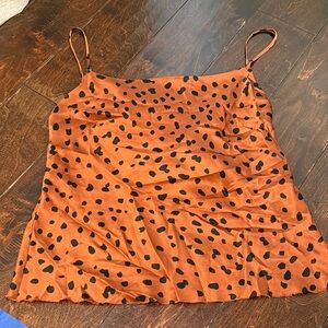 Bec + Bridge Spotted Brown Cami Top